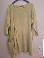 Linnen blouse, Ophalen of Verzenden, Gedragen, Groen, Blouse of Tuniek