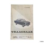 Vraagbaak | Opel Kadett B / Olympia | 1967-1973 | NL, Boeken, Auto's | Boeken, Ophalen of Verzenden, Gelezen