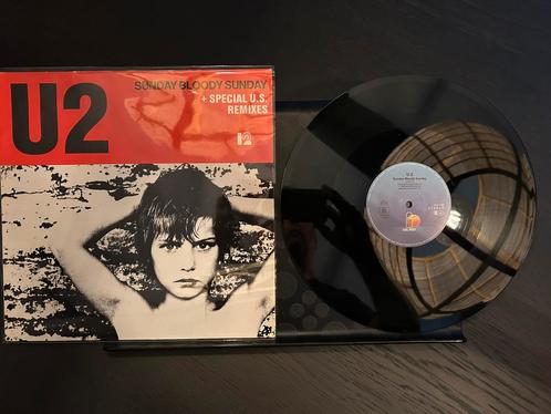 U2 - Sunday Bloody Sunday + U.S. ( Chris ), Cd's en Dvd's, Vinyl | Rock, Zo goed als nieuw, Poprock, Ophalen of Verzenden