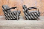 ZGANieuw twee stoffen Leolux Scylla design fauteuils, Huis en Inrichting, Fauteuils, Stof, Leolux, Design, 75 tot 100 cm