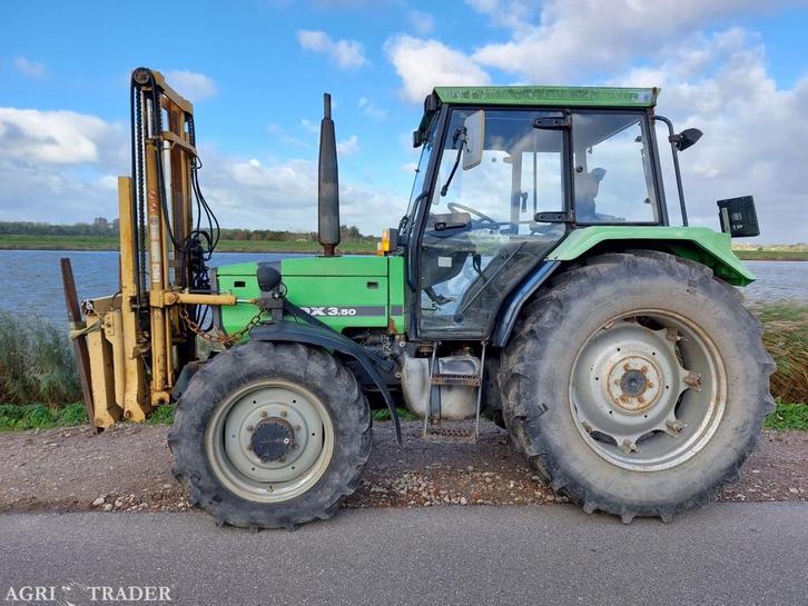 Deutz DX 3.50  4x4 met hefmast, Zakelijke goederen, Agrarisch | Tractoren, 5000 tot 7500, Deutz - Fahr, tot 80 Pk, Gebruikt, Ophalen of Verzenden