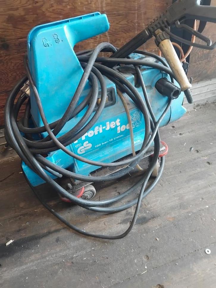 Hogedrukreiniger Profi-Jet 100 bar, Tuin en Terras, Hogedrukreinigers, Gebruikt, Elektrisch, Ophalen of Verzenden