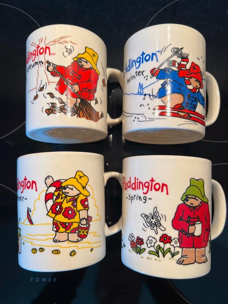 Paddington 4 Seizoenen Mokken - Nieuw!, Huis en Inrichting, Keuken | Servies, Nieuw, Kop(pen) en/of Schotel(s), Overige stijlen