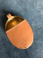 Antiek koperen centenbakje orgelman, Ophalen of Verzenden, Koper