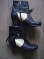 lage leren dames laarsjes maat 37, Kleding | Dames, Schoenen, Ophalen of Verzenden, Gedragen, Zwart