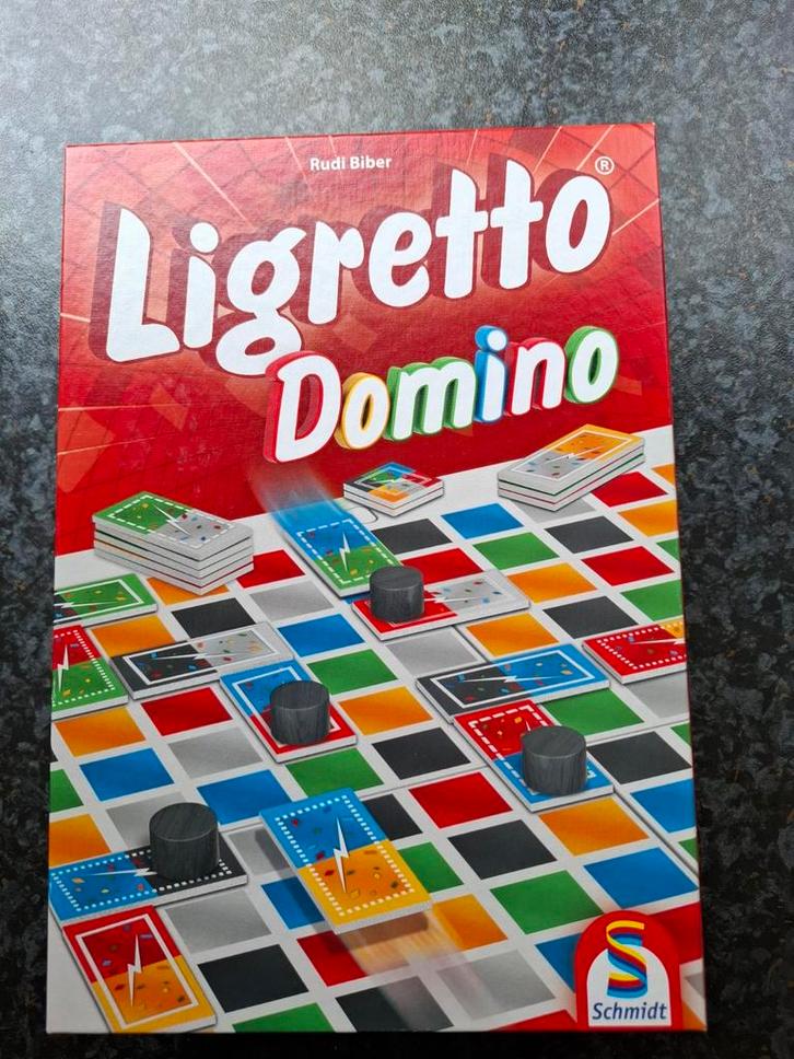 Ligretto Domino, Hobby en Vrije tijd, Gezelschapsspellen | Overige, Zo goed als nieuw, Ophalen of Verzenden