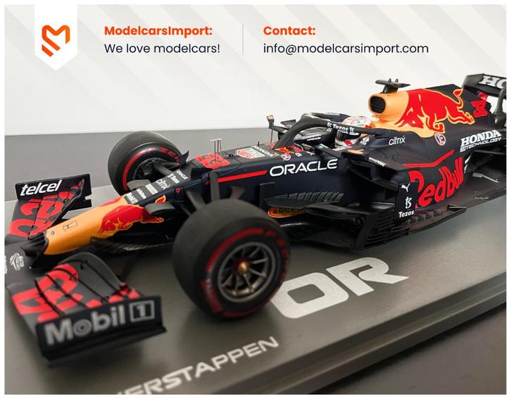 Max Verstappen Abu Dhabi Spark 1/18 Wereldkampioen 18S609, Hobby en Vrije tijd, Modelauto's | 1:18, Nieuw, Auto, Overige merken