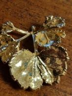 broche blad kan ook als hanger 22k, Sieraden, Tassen en Uiterlijk, Ophalen of Verzenden