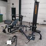 Powertec Multi System Bench + Powertec Lat pulldown   combi, Sport en Fitness, Fitnessmaterialen, Ophalen, Zo goed als nieuw, Overige typen