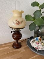 Vintage brocante retro Lamp met Bloemenmotief, Ophalen