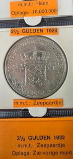 Rijksdaalder 1929, Postzegels en Munten, Munten | Nederland, Ophalen of Verzenden, Koningin Wilhelmina, 2½ gulden