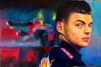 Alex L- Max Verstappen- Handgeschilderd (100%)- Origineel, Antiek en Kunst, Kunst | Schilderijen | Modern, Ophalen of Verzenden