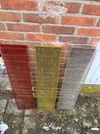 Vintage rekjes in drie Kleuren, Doe-het-zelf en Verbouw, Verwarming en Radiatoren, Gebruikt, Minder dan 30 cm, Radiator, Minder dan 60 cm