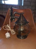 Vintage Wandlamp Lantaarn Stijl, Huis en Inrichting, Lampen | Wandlampen, Ophalen of Verzenden, Gebruikt, Glas, Vintage