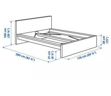 IKEA Malm bed 140x200 cm - afbeelding 4