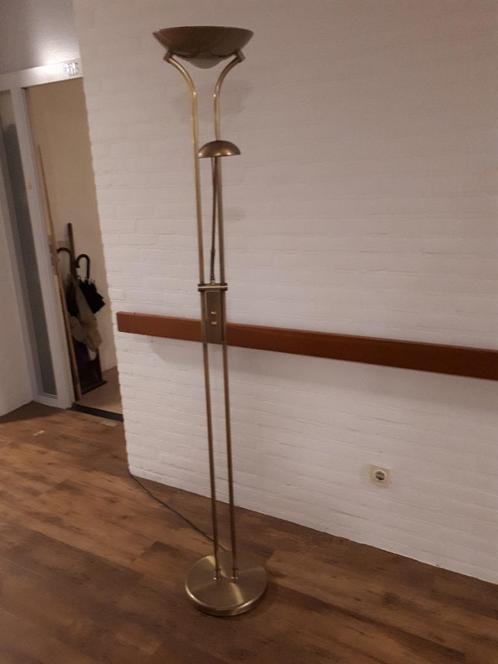 Staande schemerlamp, Huis en Inrichting, Lampen | Vloerlampen, Zo goed als nieuw, 150 tot 200 cm, Metaal, Ophalen