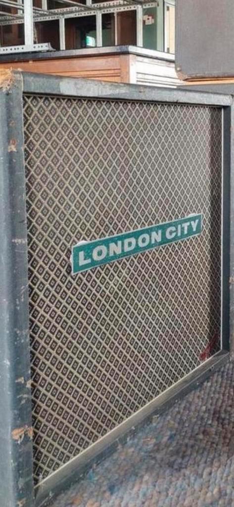 Vintage London City 4x12 Cabinet (Jaren '60), Muziek en Instrumenten, Versterkers | Keyboard, Monitor en PA, Gebruikt, Overige typen