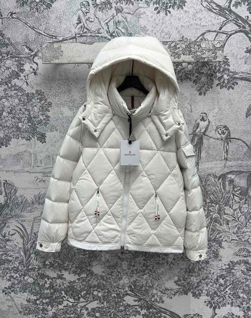 Moncler Jas (Wit/Zwart), Kleding | Dames, Jassen | Winter, Nieuw, Wit, Verzenden