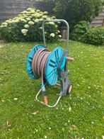 Gardena Slangenwagen incl tuinslang en spuitmond, Tuin en Terras, Tuinslangen, Ophalen of Verzenden, Gebruikt, Tuinslang