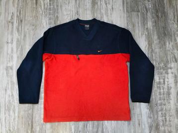 Nike Fleece Sweater/ Trui - Vintage Y2K '2000 beschikbaar voor biedingen