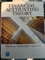 Financial Accounting Theory - 9780134166681, Boeken, Studieboeken en Cursussen, Ophalen of Verzenden, Zo goed als nieuw