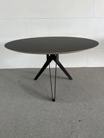 Prachtige zwarte Fenix ronde eettafel 130cm, Huis en Inrichting, Tafels | Eettafels, 100 tot 150 cm, 100 tot 150 cm, Ophalen of Verzenden