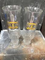 2 leuke bierglazen st louis gueuze lambik, Ophalen of Verzenden, Gebruikt, Bierglas