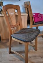 Vier dezelfde stoelen., Huis en Inrichting, Stoelen, Bruin, Ophalen of Verzenden, Zo goed als nieuw, Vier
