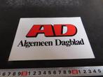 sticker AD Algemeen Dagblad, Verzamelen, Ophalen, Zo goed als nieuw, Bedrijf of Vereniging