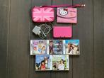 Roze Nintendo 3DS XL + 5 Games & Accessoires, Spelcomputers en Games, Ophalen, Gebruikt, 1 speler, Vanaf 3 jaar