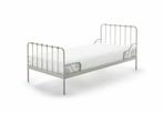 Retro metalen bed incl. lattenbodem, 90x200cm., Ophalen, 85 tot 100 cm, Gebruikt, Lattenbodem
