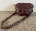 bruin leren damestas, Sieraden, Tassen en Uiterlijk, Tassen | Damestassen, Ophalen of Verzenden, Nieuw, Bruin, Handtas