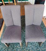 Henders & Hazel Eetkamerstoelen - Set van 2, Ophalen, Grijs, Stof, Twee