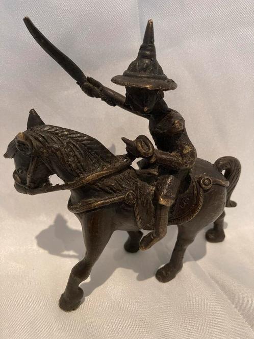 Bronzen Beeldje Koning Taksin te Paard, Antiek en Kunst, Kunst | Beelden en Houtsnijwerken, Ophalen of Verzenden