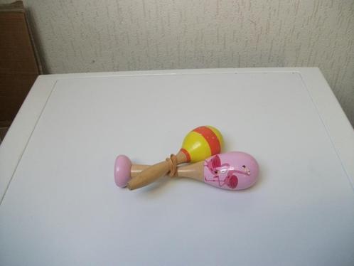 Sambaballen flamingo, Kinderen en Baby's, Speelgoed | Houten speelgoed, Gebruikt, Overige typen, Ophalen of Verzenden