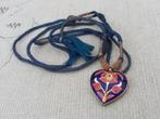 Vintage hanger, Sieraden, Tassen en Uiterlijk, Antieke sieraden, Verzenden, Overige materialen, Hanger, Met edelsteen