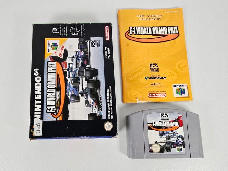 F-1 World Grand Prix – Nintendo 64 (N64), Spelcomputers en Games, Games | Nintendo 64, Gebruikt, Racen en Vliegen, 1 speler, Vanaf 3 jaar
