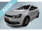 Volkswagen Polo 1.0 Comfortline Edition Airco (bj 2016), Stof, Gebruikt, Wit, Bedrijf