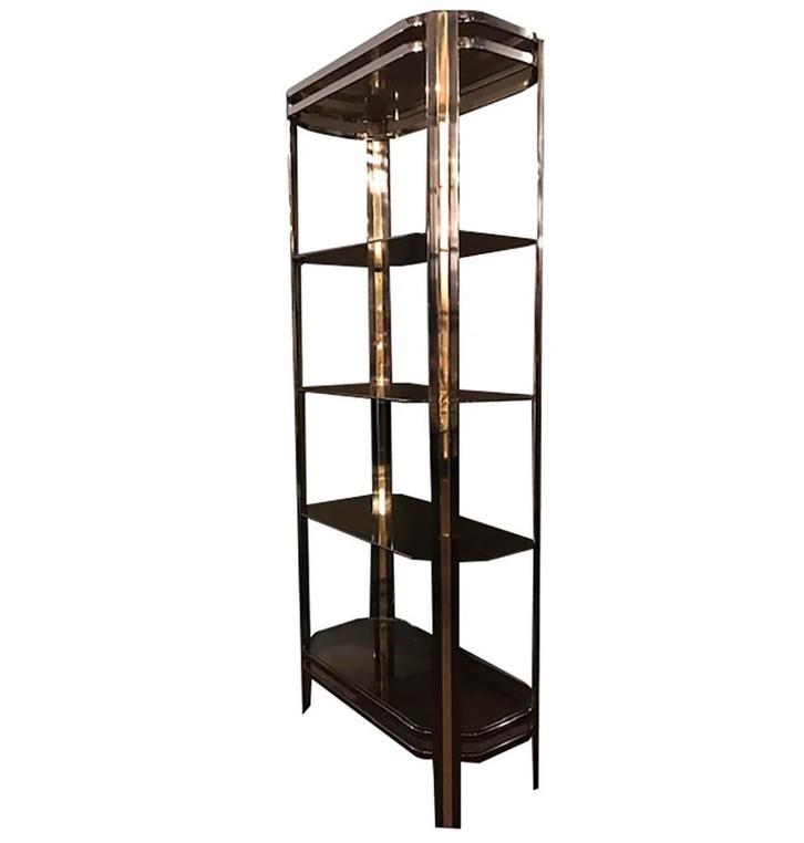 Hollywood Recency open Rek - Willy Rizzo Stijl, Antiek en Kunst, Antiek | Meubels | Kasten, Ophalen