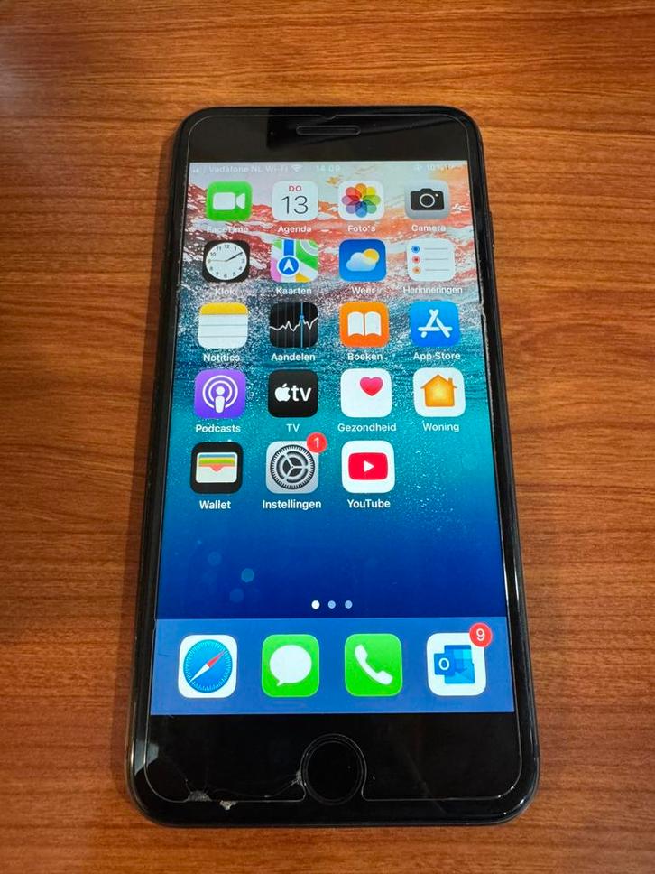 Iphone 8 plus, Telecommunicatie, Mobiele telefoons | Apple iPhone, Gebruikt, 64 GB, Zonder abonnement, iPhone 8 Plus, Zwart, Ophalen of Verzenden