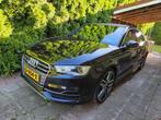 Audi S3 2.0 Tfsi 221KW 4-D Quattro S-tro 2014 Zwart limousin, Auto's, Automaat, S3, 74 €/maand, Zwart