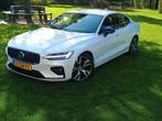 Volvo S60 B4 197pk Geartronic Mild Hybrid 2021 Wit 26000 km!, Auto's, Volvo, 1800 kg, Zwart, 4 cilinders, 1969 cc