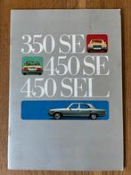 Mercedes-Benz S-klasse W116 350 450 brochure 3/73, Verzenden, Zo goed als nieuw, Mercedes