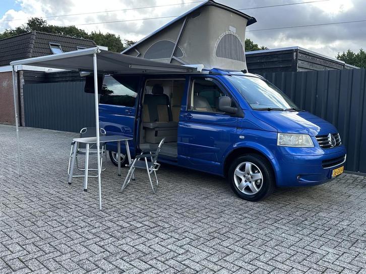 Volkswagen T5 California 2.5 TDI Comfortline Buscamper El He, Auto's, Volkswagen, Bedrijf, Te koop, Transporter, ABS, Achteruitrijcamera