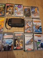 werkende PSP Slim &Lite met 28 games op UMD, Spelcomputers en Games, Met games, Zwart, Ophalen of Verzenden, Zo goed als nieuw
