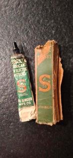 Tube Singer lubricant for Electric motors smeermiddel Singer, Ophalen of Verzenden