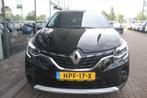 Renault Captur 160PK-INTENS-AUTOM-15DKM-NAVI-CAMERA-18INCH-, Gebruikt, 4 cilinders, Leder en Stof, Zwart