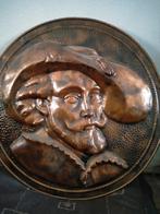 Vintage koper portret, Ophalen of Verzenden