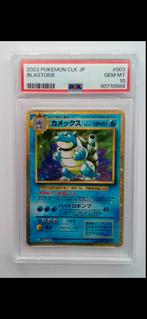 PSA 10 Blastoise + PSA 9 Wartortle – 2023 Japanese Pokémon, Ophalen of Verzenden, Zo goed als nieuw, Losse kaart