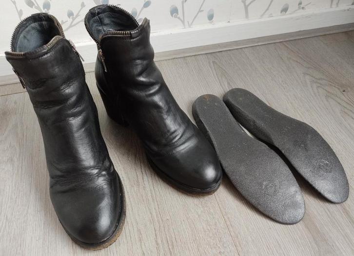 CA'SHOTT Copenhagen Zwarte Enkellaarsjes maat 40, Kleding | Dames, Schoenen, Gedragen, Lage of Enkellaarzen, Zwart, Ophalen of Verzenden